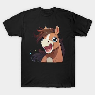 Colorful Fjord Horse Artwork 25 T-Shirt